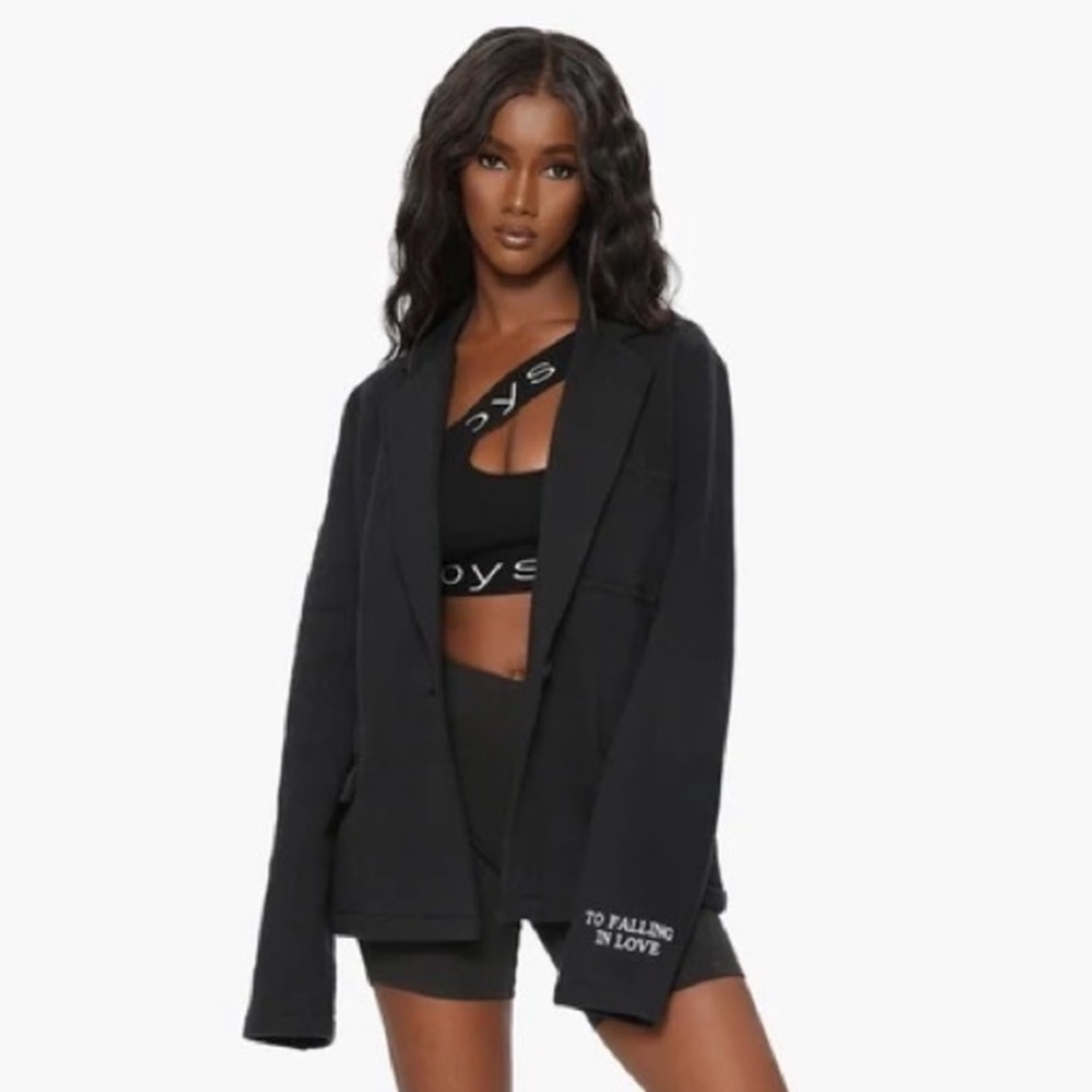 Boys Lie “To Falling in Love” Sweater Blazer
